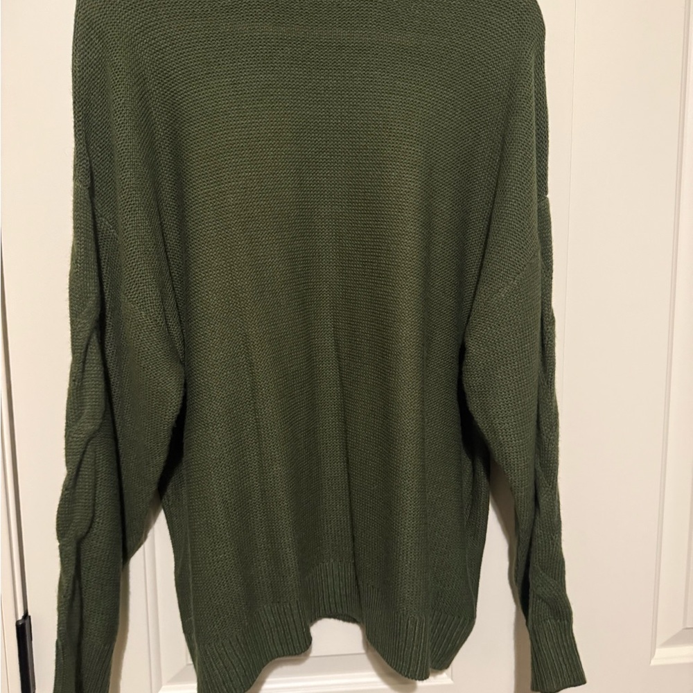 Cozy Green Sweater